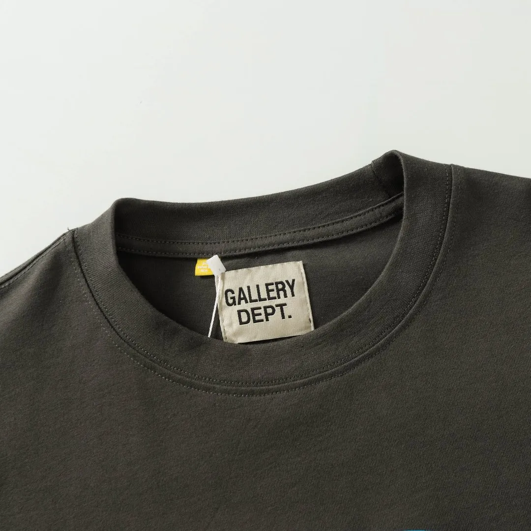 GALLERY.DEPT New Short Sleeve Model Number: 3297P110 Color: White Dark Gray Size: S M L XL